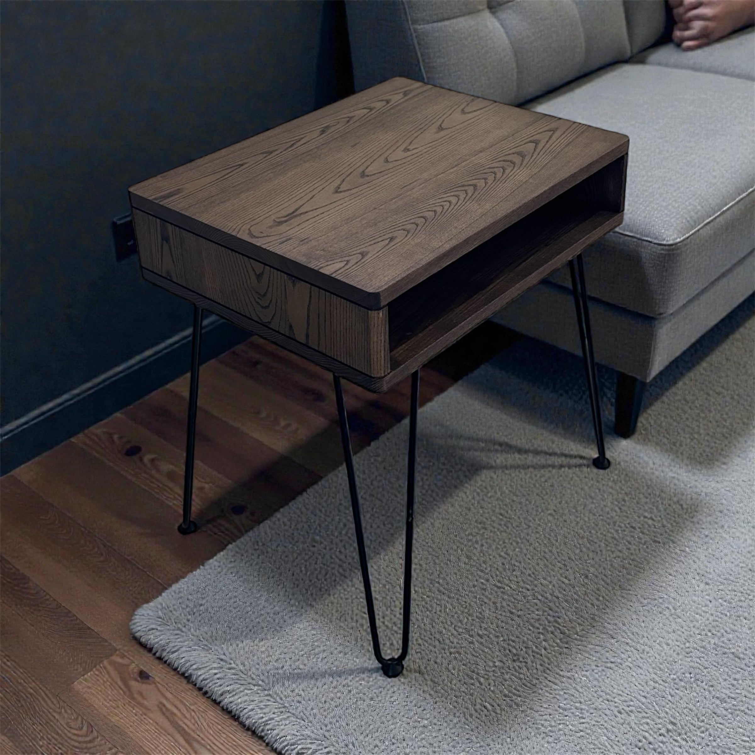 Wooden Bedside Table | Mid Century Bedside Table | Modern Side