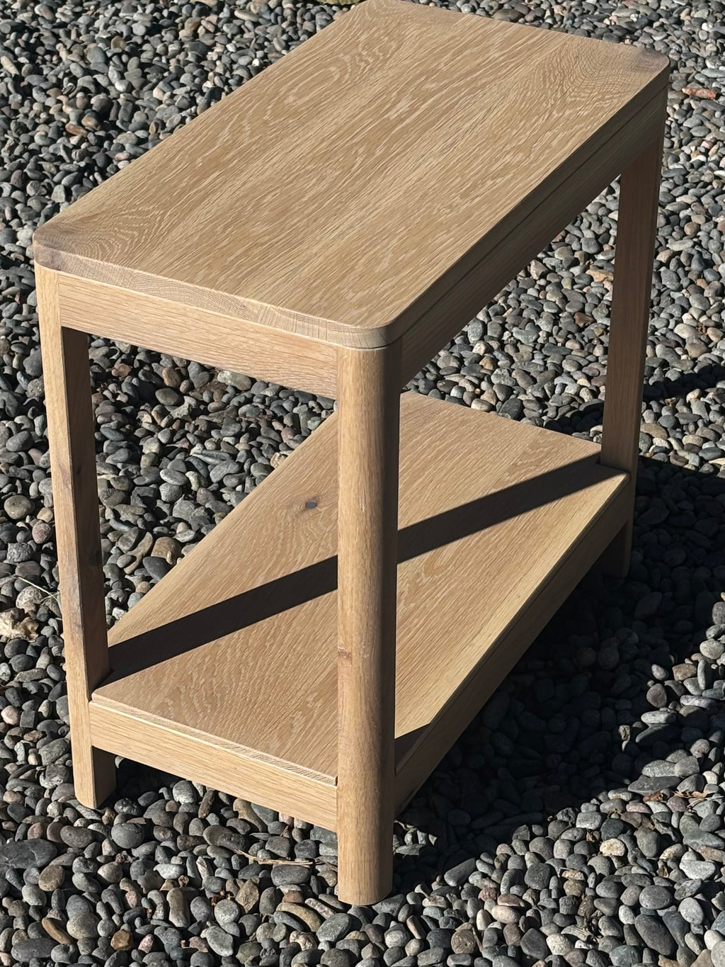 Sopris Side Table | Solid Wood Modern Accent Table – Handcrafted in Colorado