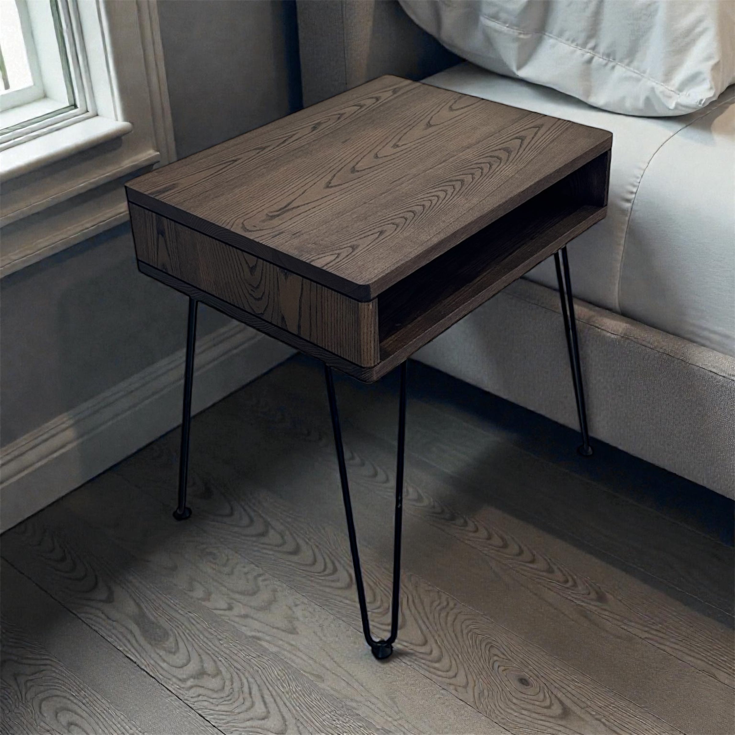 Modern Bedside Table | Mid Century Modern Side Table | Wooden Nightstands