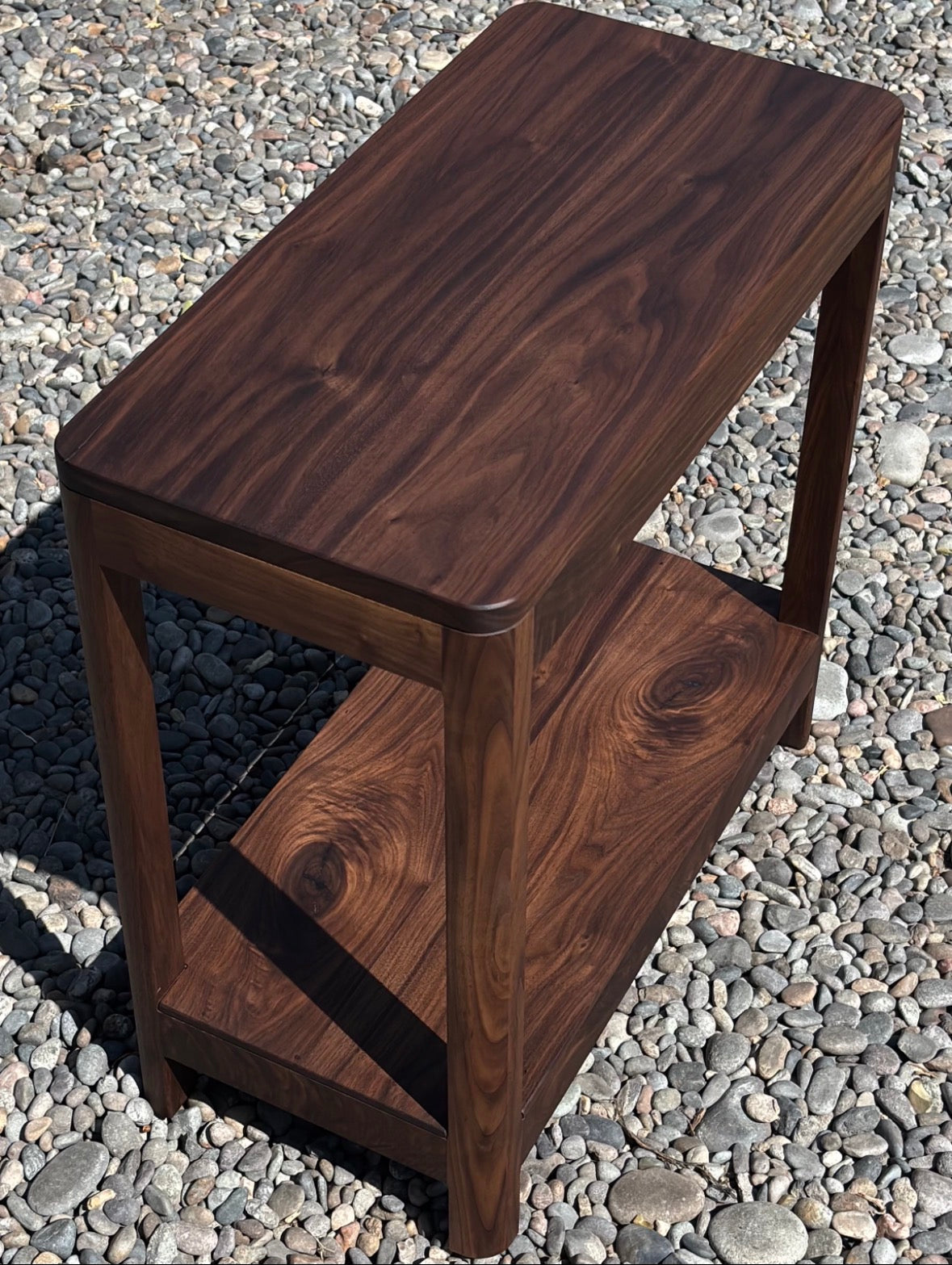 Sopris Side Table | Solid Wood Modern Accent Table – Handcrafted in Colorado