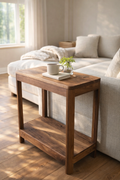 Sopris Side Table | Solid Wood Modern Accent Table – Handcrafted in Colorado