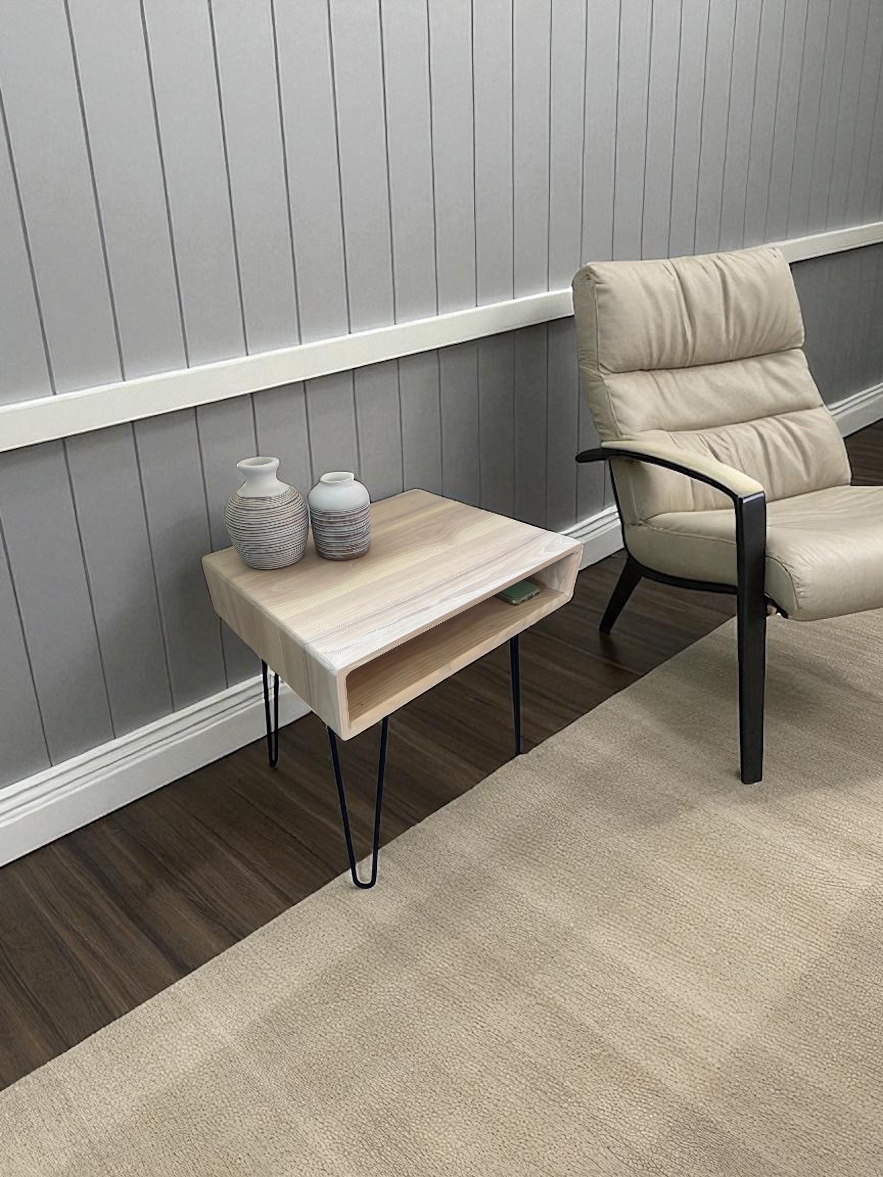 Vintage Nightstands | MidCentury Side Table | Couch Table | Handmade Solid Wood