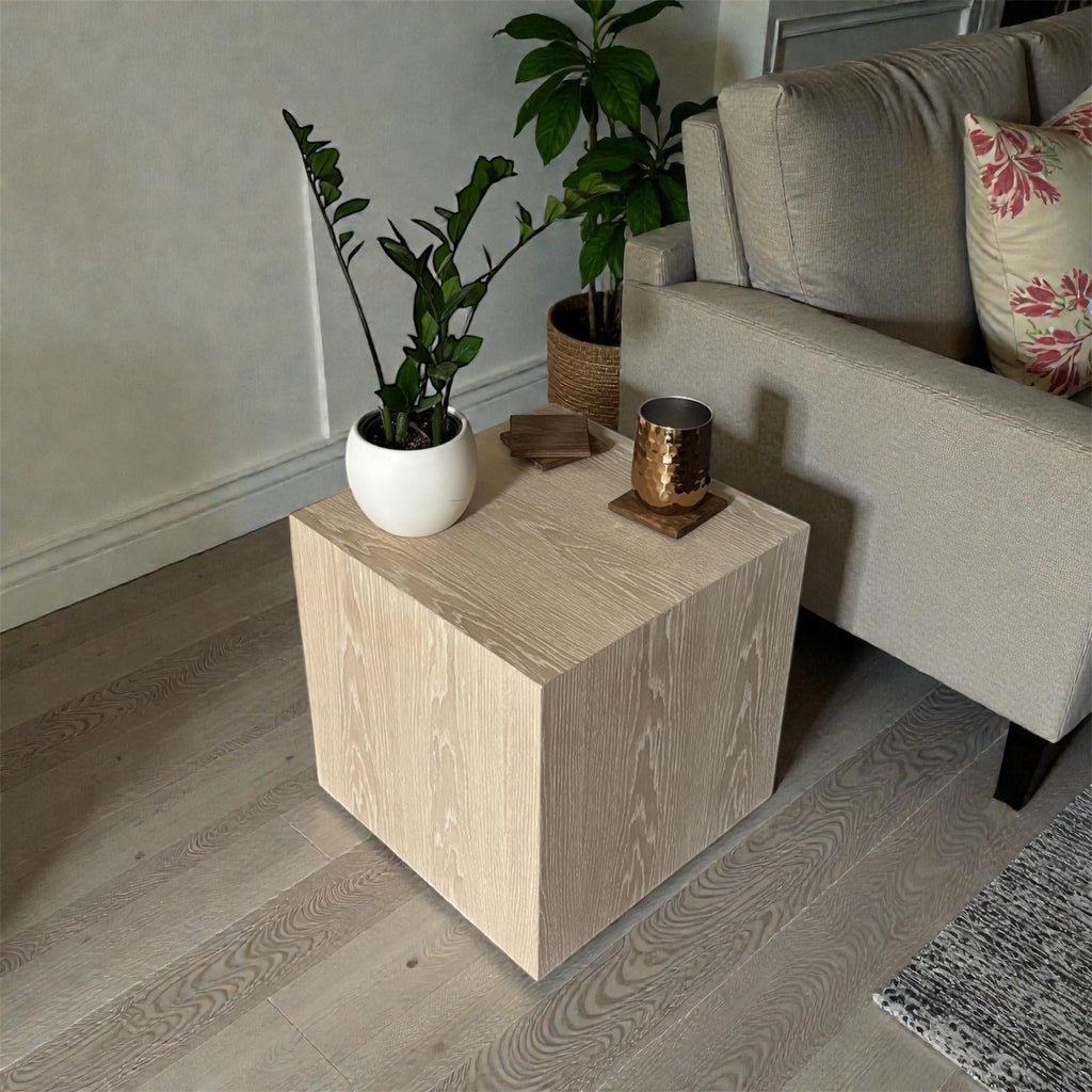 Mid Century Side Table | Wooden End Table | Minimalist Side Table | Farmhouse End Table