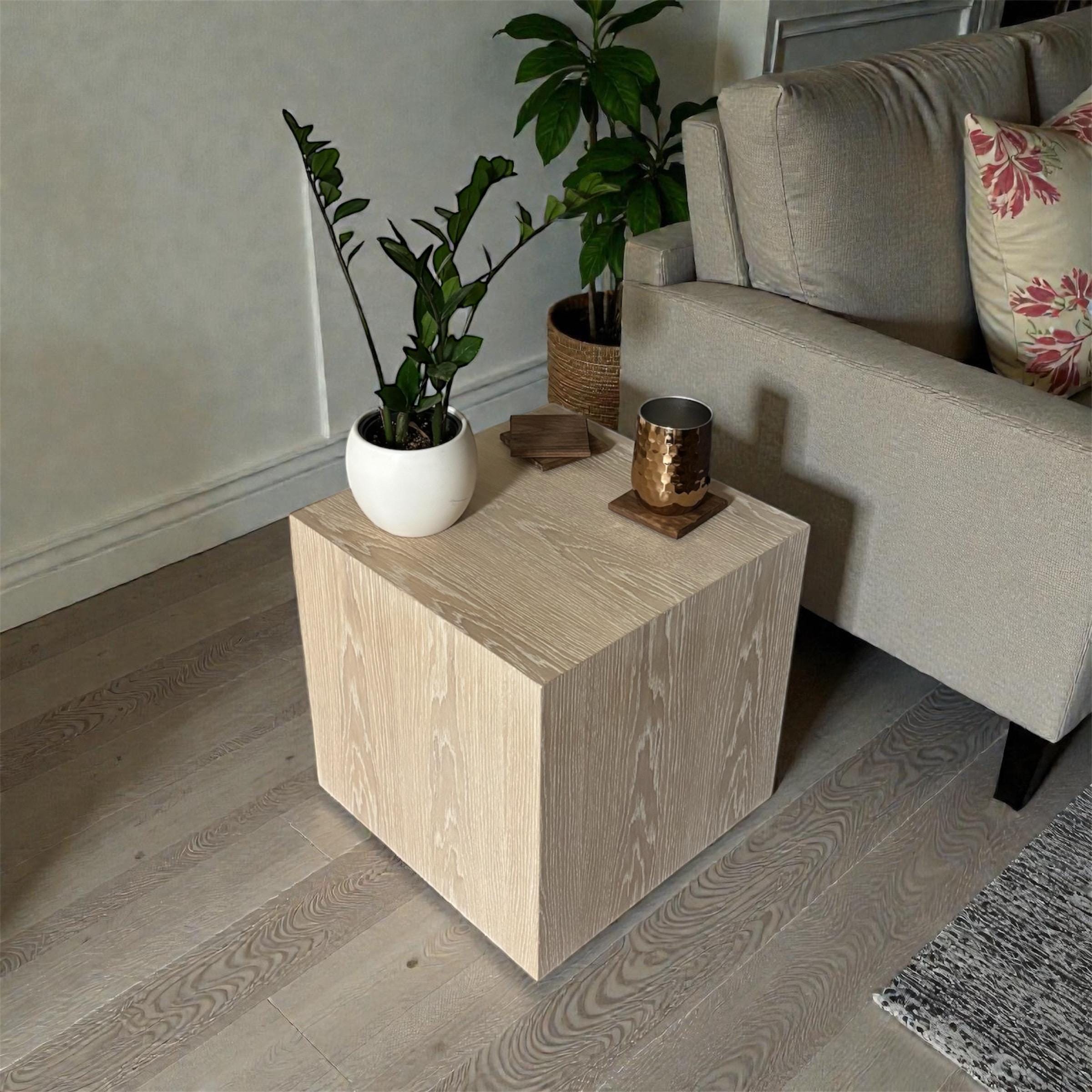 Mid Century Side Table | Wooden End Table | Minimalist Side Table | Farmhouse End Table
