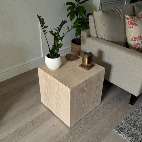 Mid Century Side Table | Wooden End Table | Minimalist Side Table | Farmhouse End Table