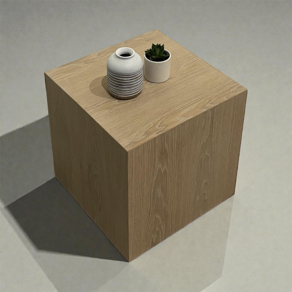 Mid Century Side Table | Wooden End Table | Minimalist Side Table | Farmhouse End Table