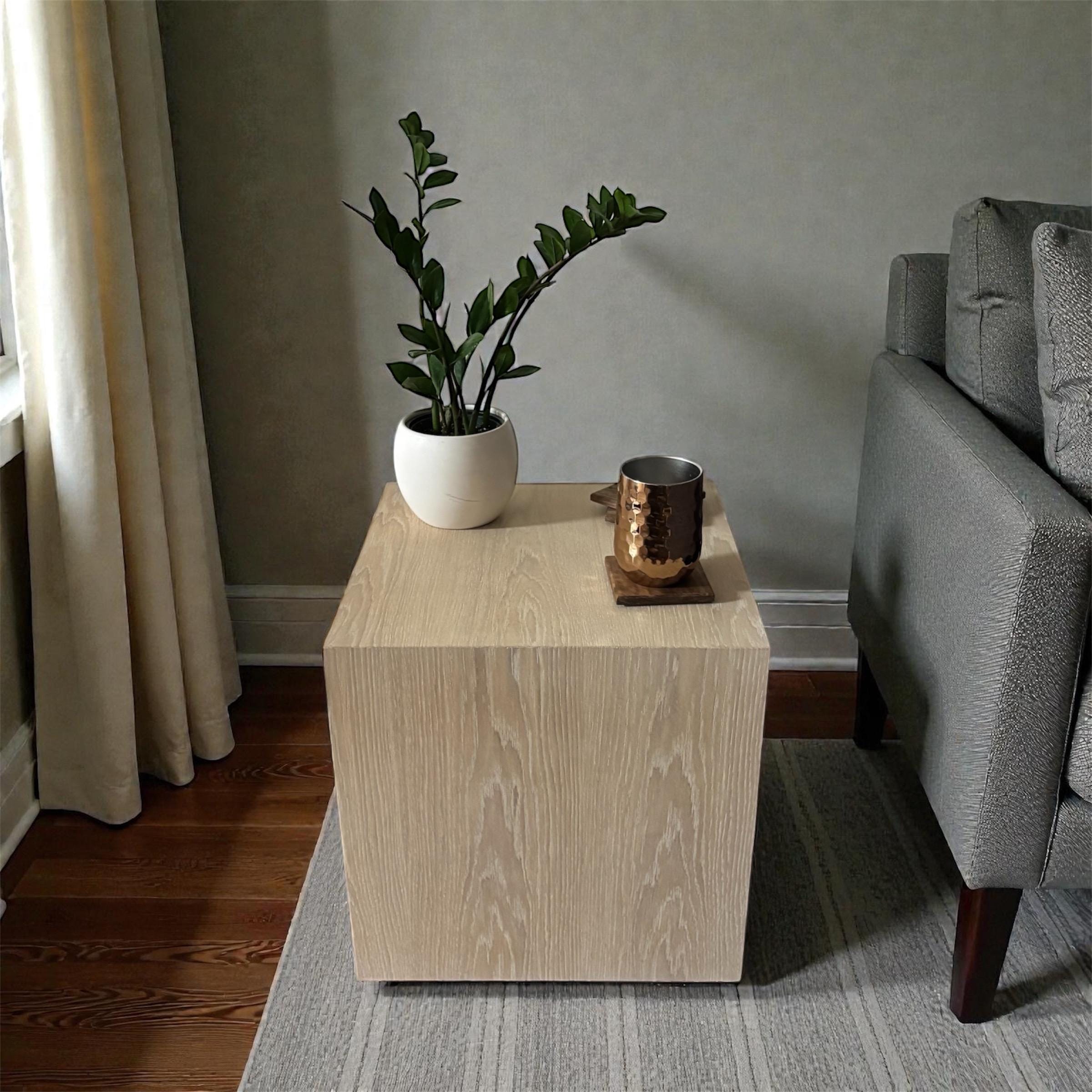 Mid Century Side Table | Wooden End Table | Minimalist Side Table | Farmhouse End Table