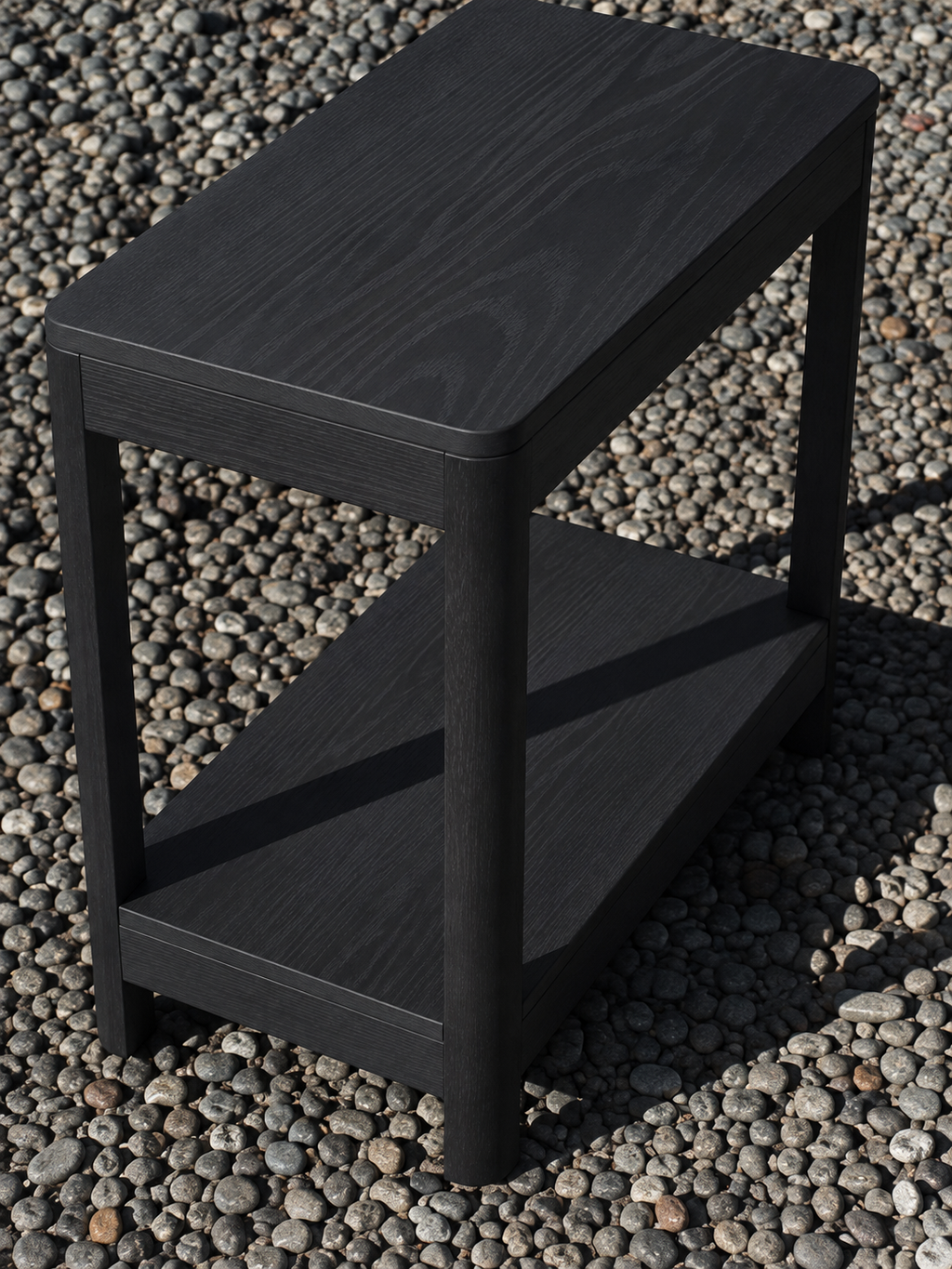 Sopris Side Table | Solid Wood Modern Accent Table – Handcrafted in Colorado
