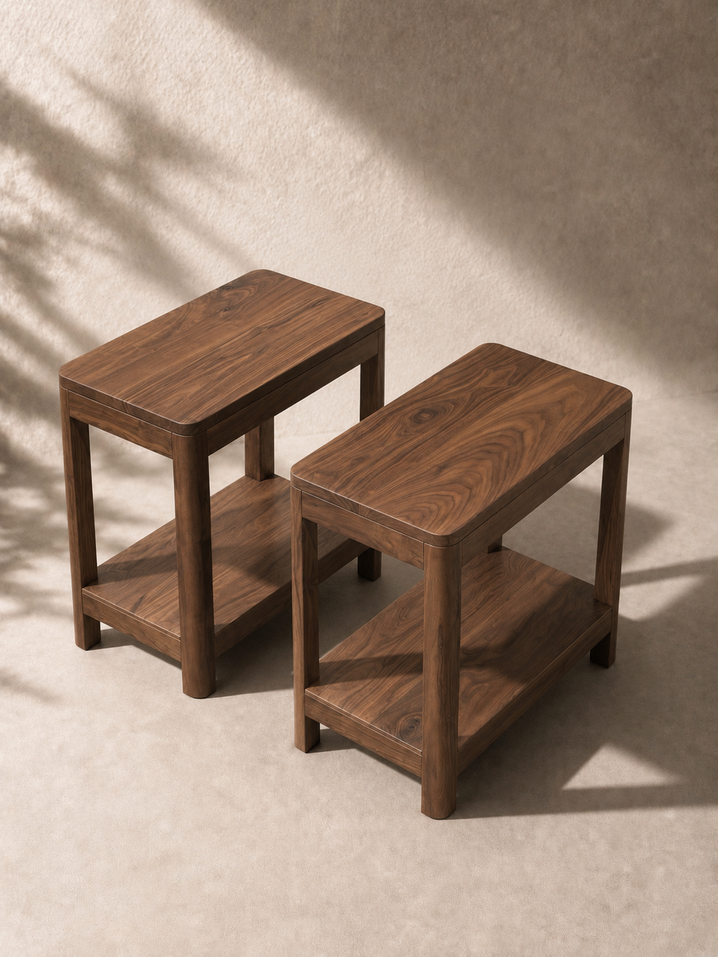 Sopris Side Table | Solid Wood Modern Accent Table – Handcrafted in Colorado