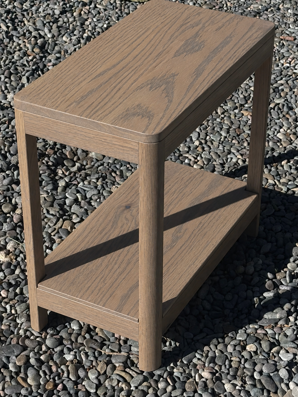 Sopris Side Table | Solid Wood Modern Accent Table – Handcrafted in Colorado