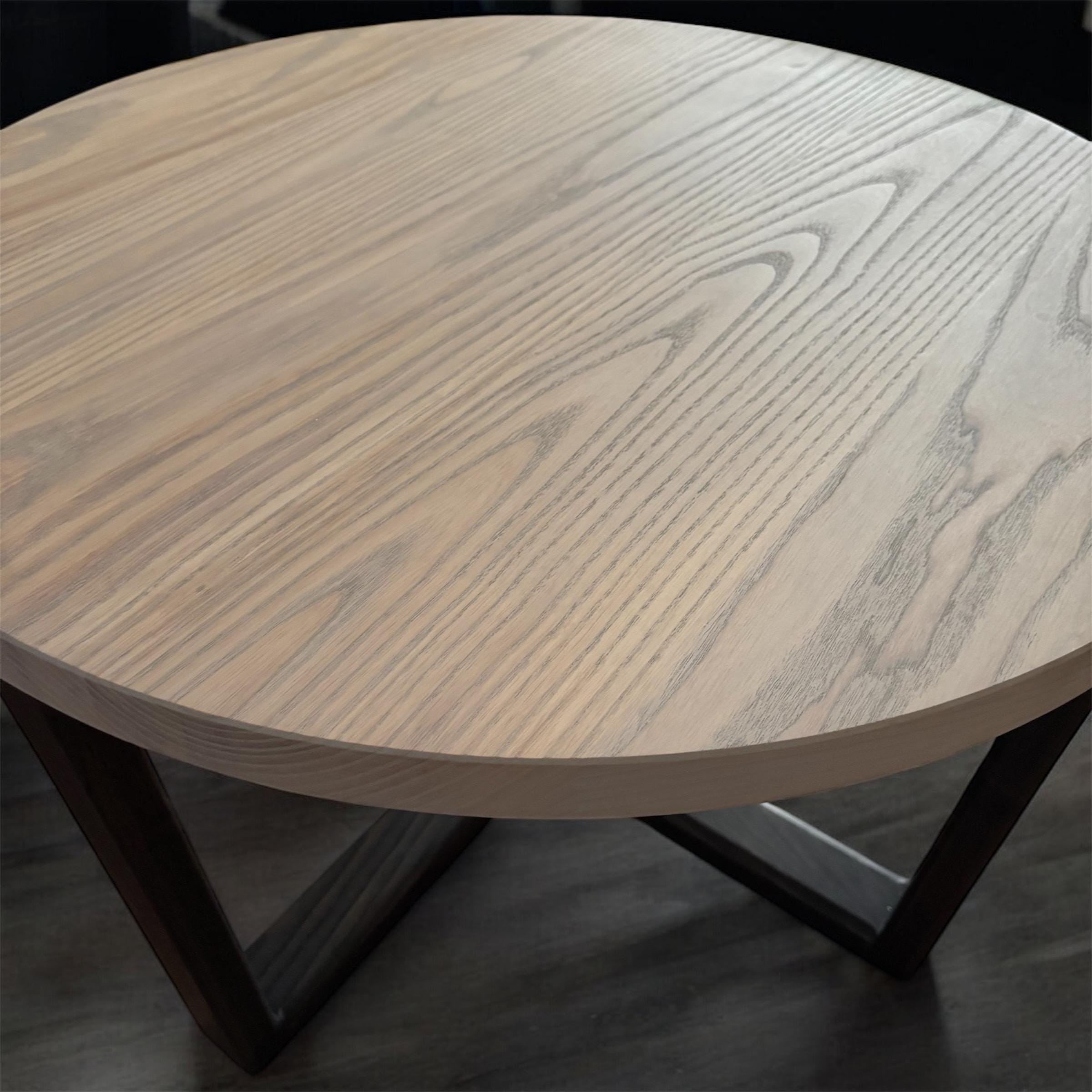 Vintage Round Coffee Table | Walnut Coffee Table | Solid Wood