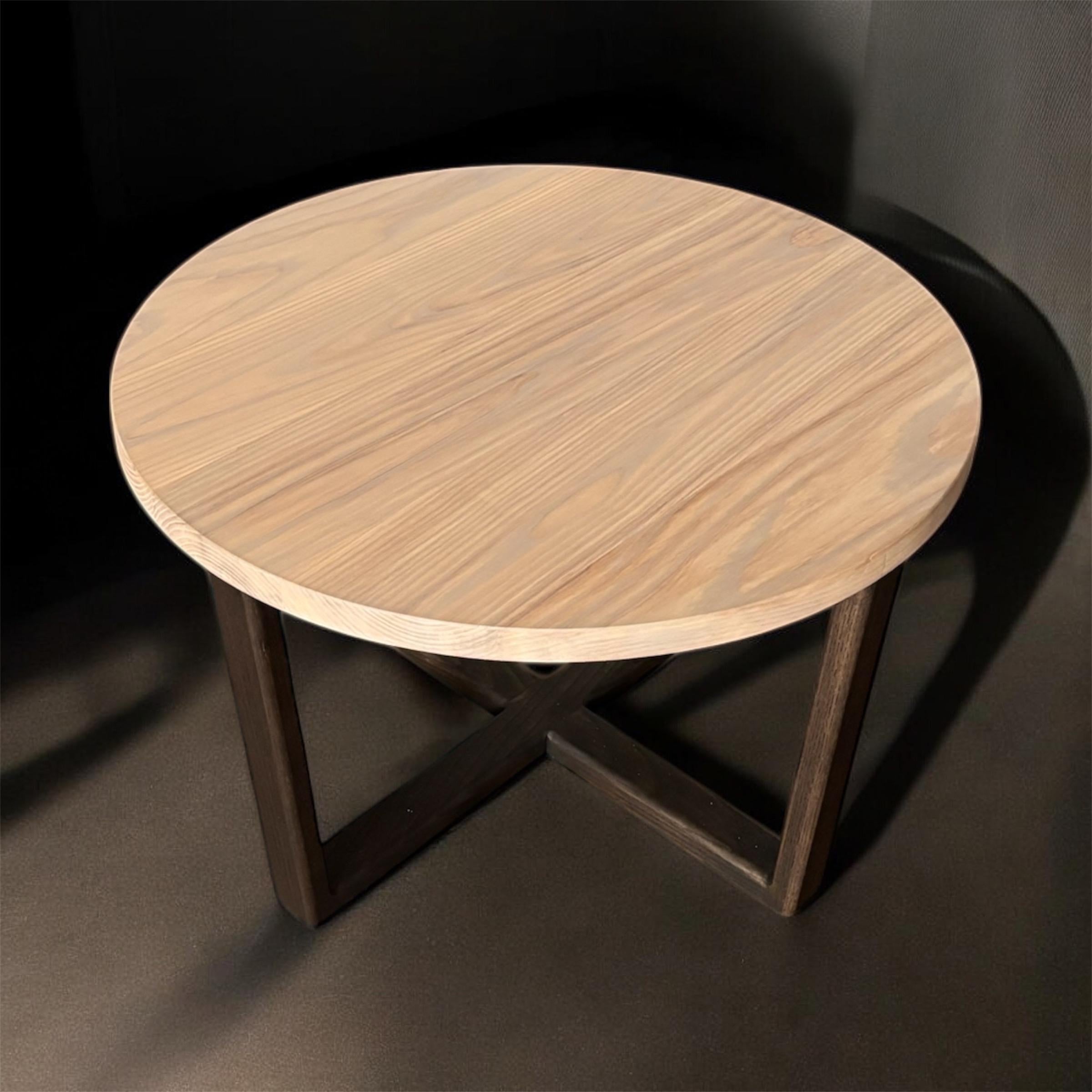 Vintage Round Coffee Table | Walnut Coffee Table | Solid Wood