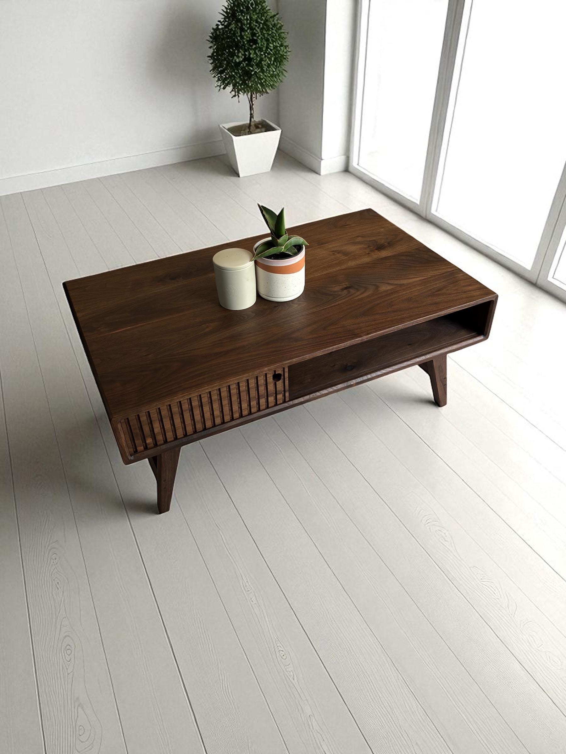 Mid Century Coffee Table | Walnut Coffee Table | Vintage Coffee Table